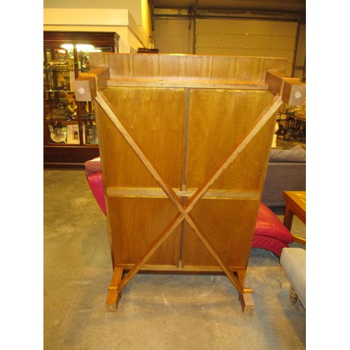 674 - Large Brass Inlaid Wood Coffee Table and Matching Pair of Lamp Tables, 169x110cm and 65x65cm