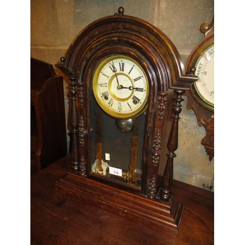 115 - Victorian American Mantel Clock