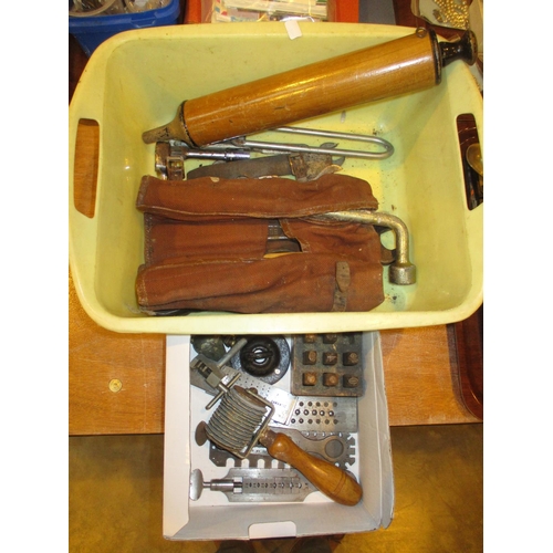 168 - Small Box of Vintage Tools etc