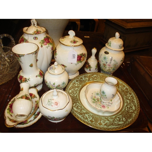 177 - Royal Albert Old Country Roses and Other Ceramics