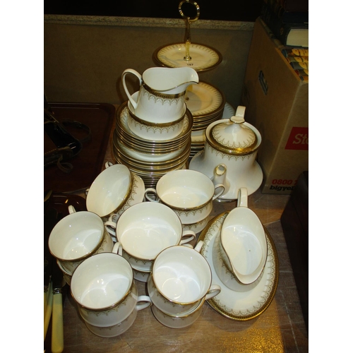 187 - Paragon Athena 55 Piece Dinner Service