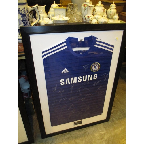 229 - Chelsea FC Signed Shirt Titled Diego Costa