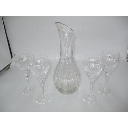 281 - Set of 13 Edinburgh Crystal Wine Goblets and Carafe