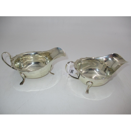 Pair of Silver Sauce Boats, Sheffield 1939 and 1949, 218g