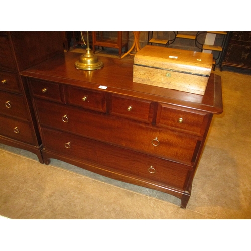 613 - Stag Minstrel Chest of 6 Drawers, 106cm