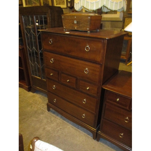 614 - Stag Minstrel Chest of 7 Drawers, 82cm