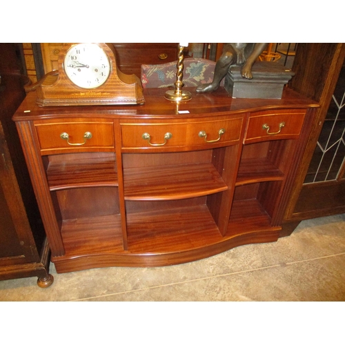 616 - Reproduction Mahogany Bookshelves, 120cm