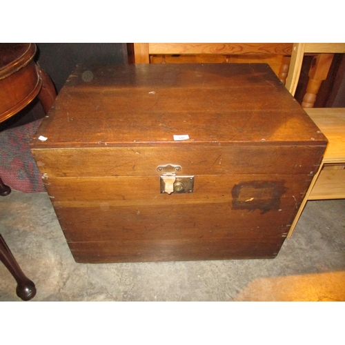 642 - Oak Silver Chest