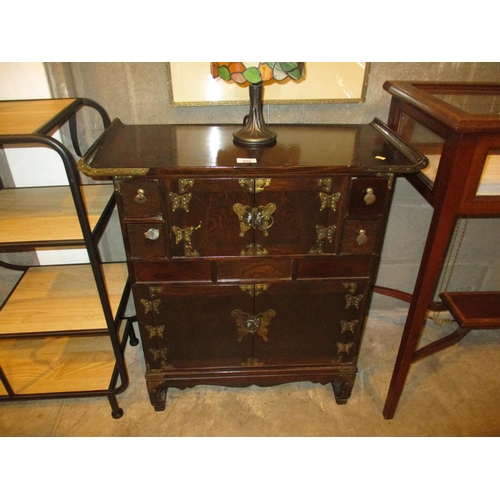 670 - Chinese Side Cabinet, 67cm wide