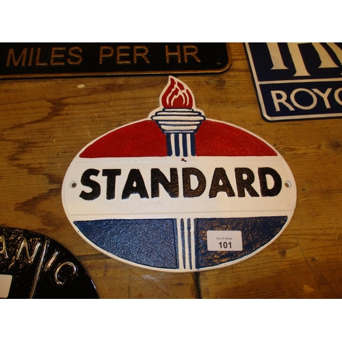 101 - Standard Oil Plaque