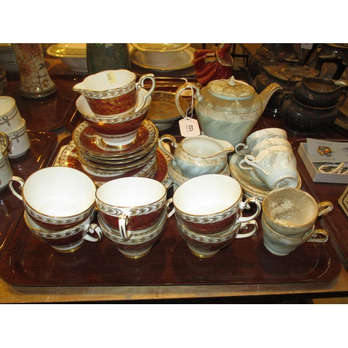 133 - Aynsley Part Coffee Set and Gladstone Tea Set