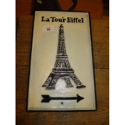 80 - Eiffel Tower Sign