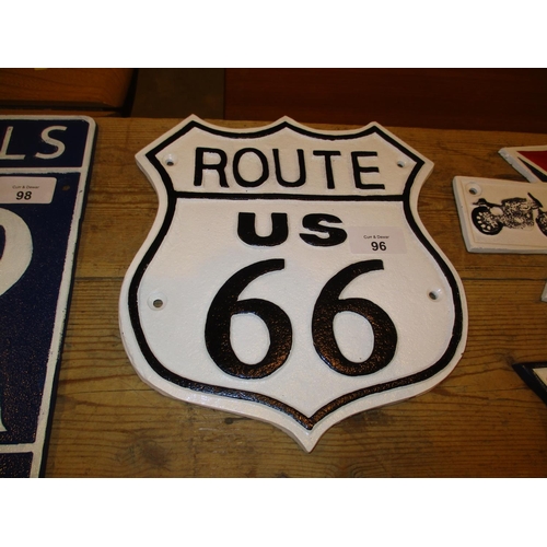 96 - Route 66 Plaque