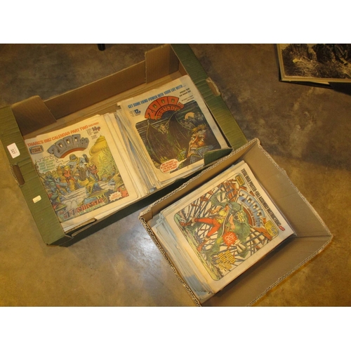 327 - Two Boxes of 2000 AD Comics