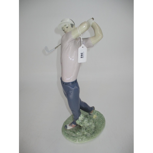 392 - Lladro Figure of a Golfer, 39cm