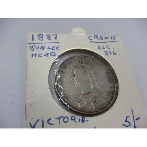 487 - Victorian 1887 Crown