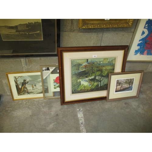 602 - Two James McIntosh Patrick Prints, Vera Neuman Pictures and Shooting Print