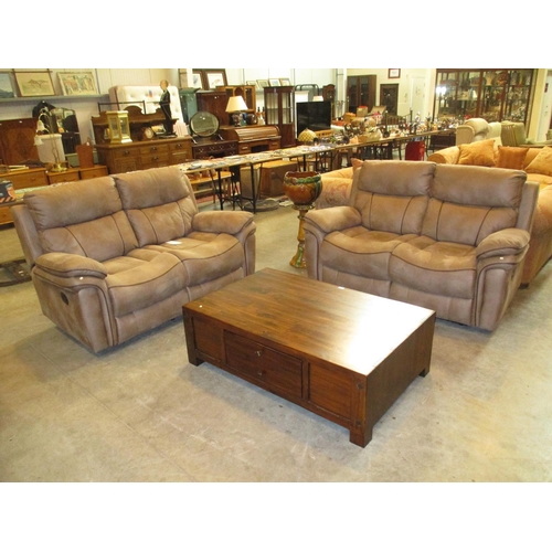 742 - Pair of Manual Reclining Settees