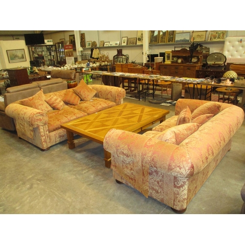 744 - Pair of  Large Duresta Loose Cushion Settees