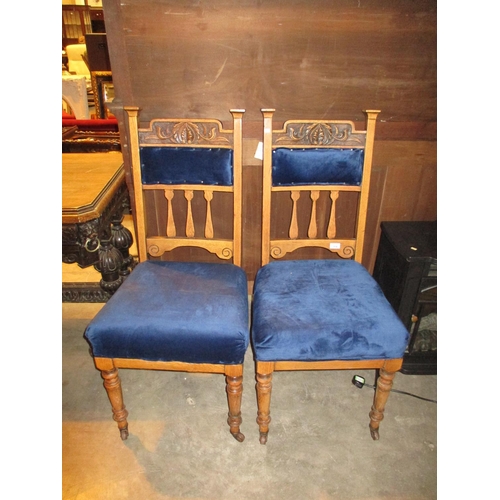 778 - Pair of Victorian Hall Chairs