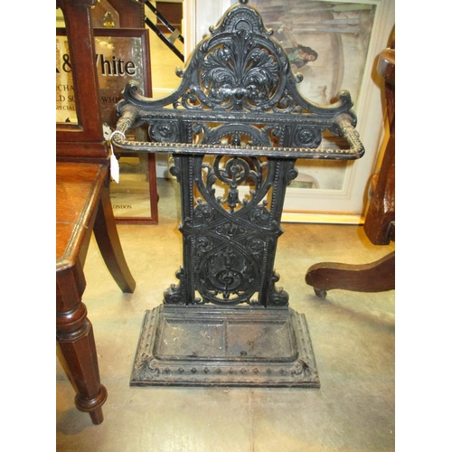 784 - Victorian Falkirk Cast Iron Stick Stand, with Registration Diamond and Pl.258B, No. 23