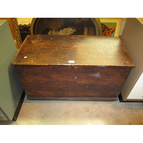 791 - Victorian Pine Blanket Box, 84x42cm