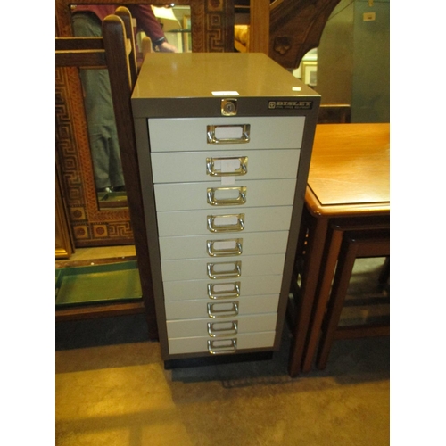 796 - Bisley 10 Drawer Index Chest