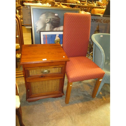 800A - Bedside Cabinet and Bedroom Chair