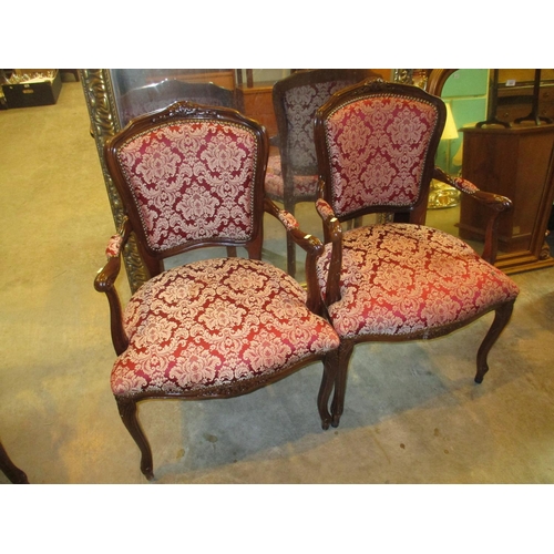 802 - Pair of French Style Occasional Arm Chairs