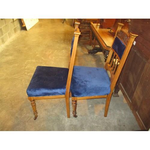 778 - Pair of Victorian Hall Chairs