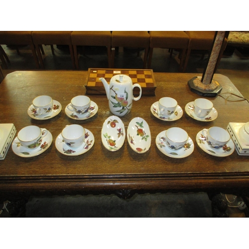 139 - Royal Worcester Evesham 19 Piece Tea Set