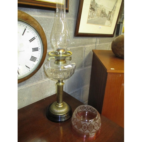 147 - Victorian Oil Lamp along with an Associated Shade