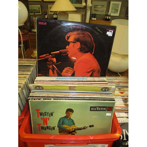 166 - Box of LPs including Duane Eddy, Neil Diamond