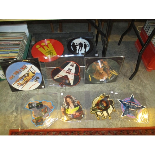 218 - Record Case with Picture Discs