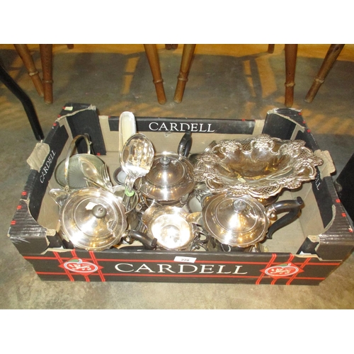 228 - Box of Silver Plated Items