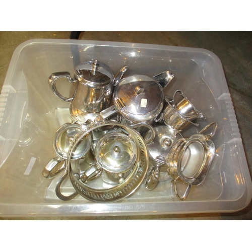 230 - Box of Silver Plated Items