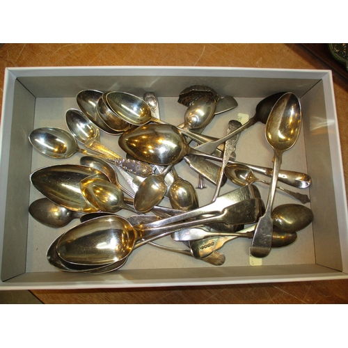 248 - Collection of Georgian and Later Silver Spoons, 734g