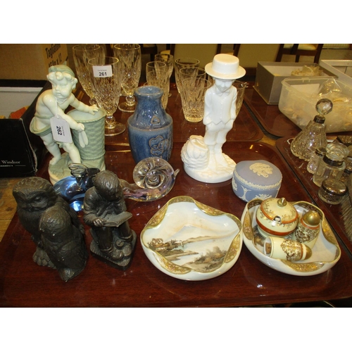 262 - Spode Figure of Daniel by Pauline Shone, Wedgwood and Other Ceramics etc