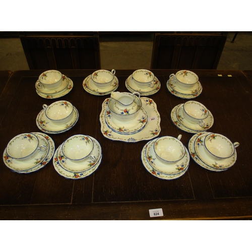 291 - Tuscan China 35 Piece Tea Set