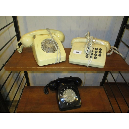 301 - Three Telephones