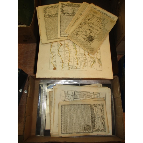 84 - 18th Century Road Maps and 19th Century Hand Coloured Animal Prints