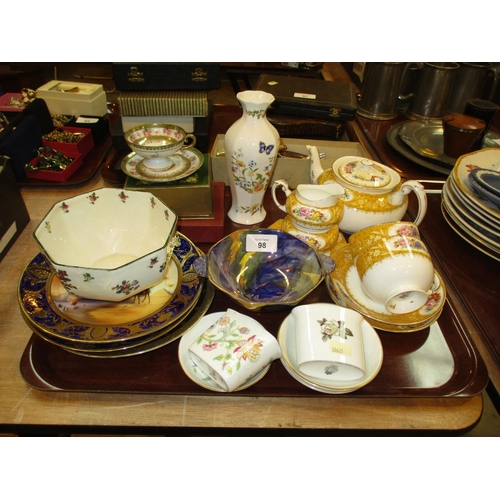 98 - Paragon China Tea For Two Set, Maling, Noritake, Royal Crown Derby and Other Ceramics