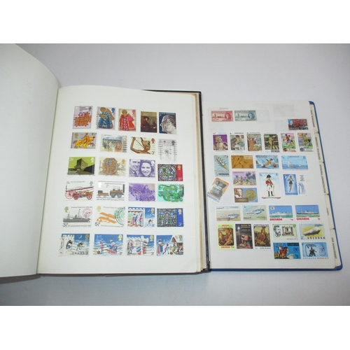 350 - Two Well Filled Albums of Stamps - Great Britain and Commonwealth