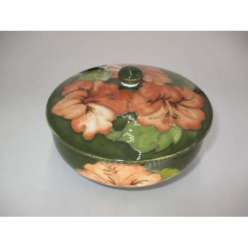 362 - Moorcroft Pottery Powder Box, 15cm