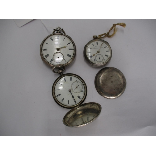 484 - Three Late Victorian Silver Cased Pocket Watches