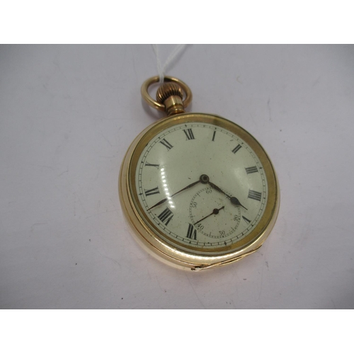 488 - Rolled Gold Pocket Watch in Dennison Case