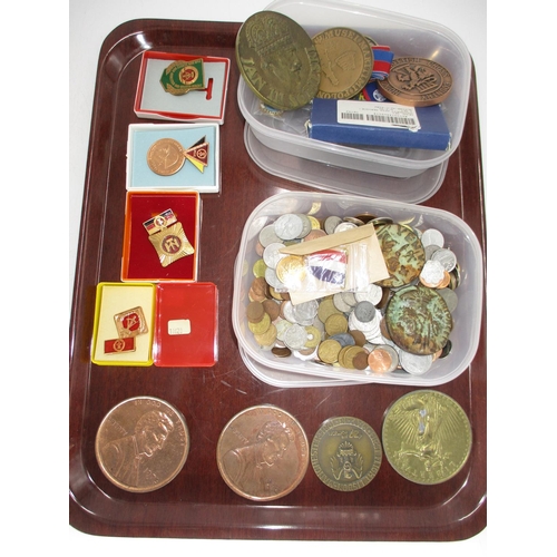 542 - Russian Medals, Various Tokens, Coins etc