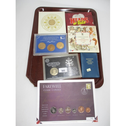 543 - Royal Mint Commemorative Coins etc