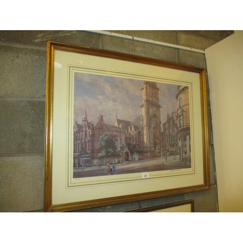 557 - James McIntosh Patrick, Signed Print, St Pauls Cathedral Dundee, 13/750