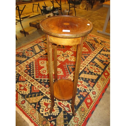 600 - Inlaid Mahogany Plant Table